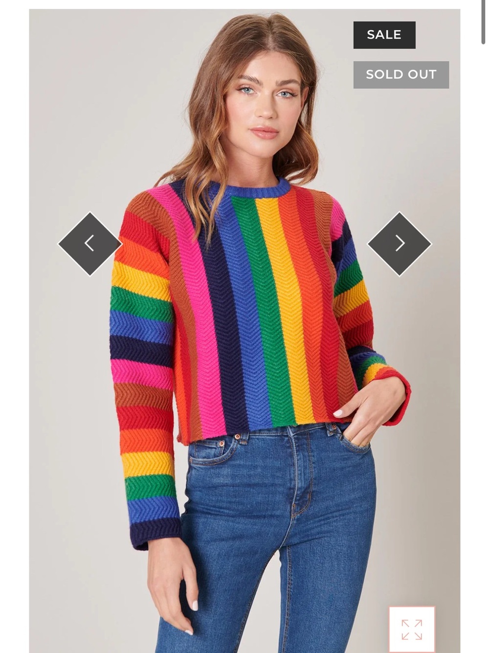 Sugarlips Reading Rainbow Thick Sweater